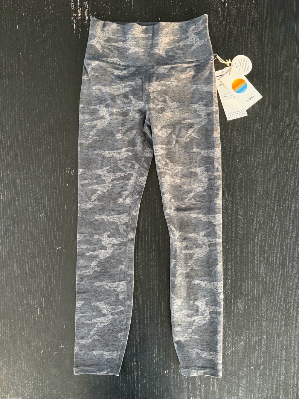 Vuori Clean Elevation Legging Black Camo Heather